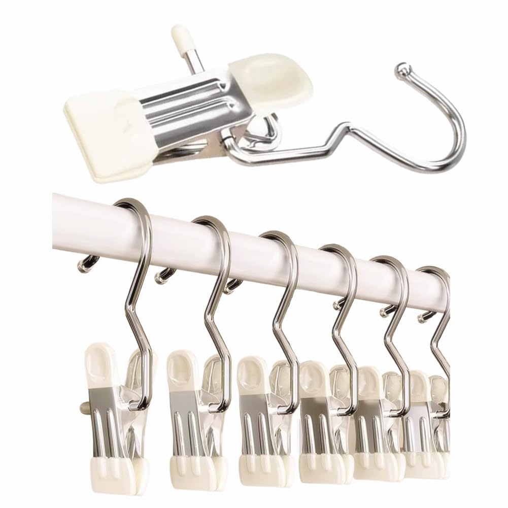10/30/50Pcs SpaceSaving Clothespin, Upgrade Double Head Clamp Dipped Hanger for Closet Hooks Garment Clip Hat Pants Storage Han