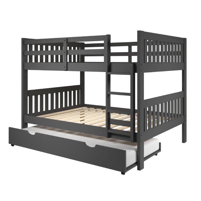 Donco Kids Austin Mission Full Over Full Bunkbed With Twin Trundle - Thumbnail 2