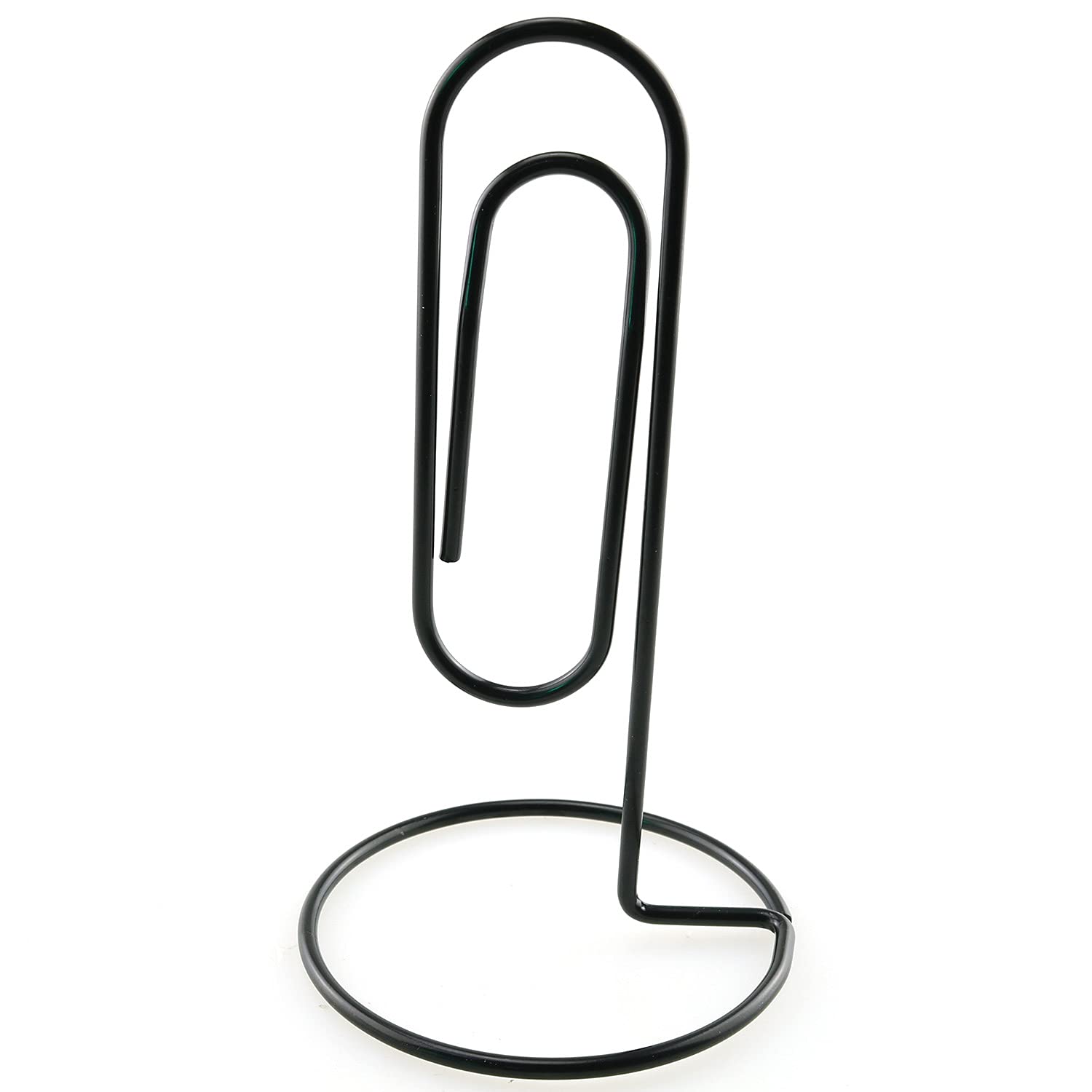 Hj Garden 1Pc Black Study Note Holder Office Desk Paper Clip Memo Holder & Organizer, Perfect Office Accessory, Organize And Acc