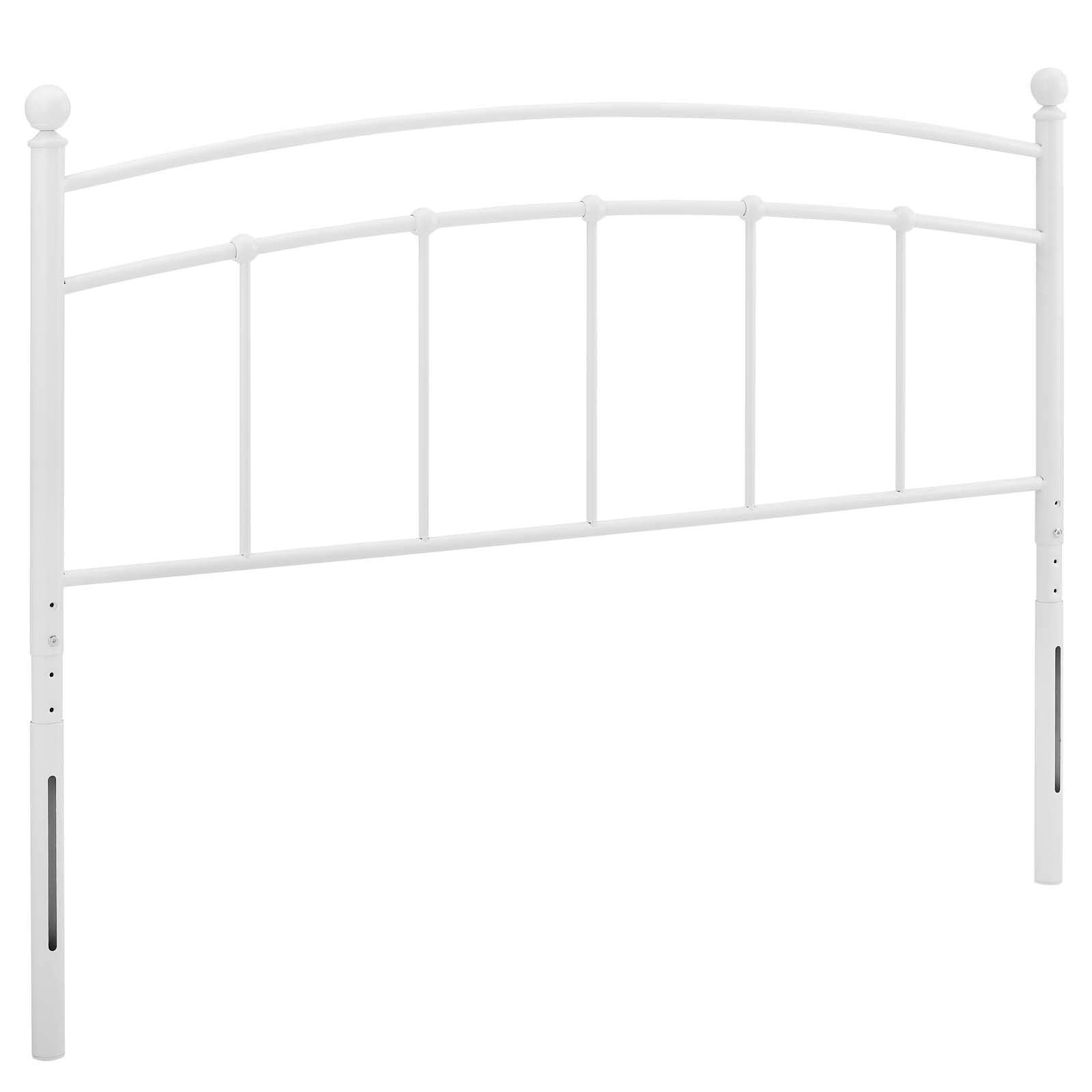 Modway Abigail Queen Metal Headboard In White