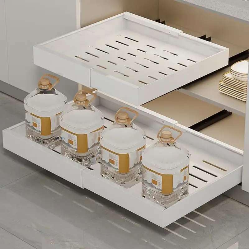 Maximize UnderSink Space: Sliding Storage Drawers For Organized Bathroom Cabinets