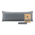 Body Pillow Cover, Ultra Soft Microfiber Long Pillowcase, Envelope Closure Large Pillow Cases 20X54 Inch (Dark Gray)