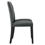 Modway Eei-3472-Gry Duchess Dining Chair Vinyl Set Of 2, Gray