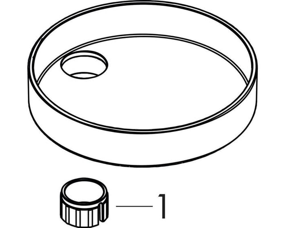 Hansgrohe Soap Dish Puro Easy Install 1-Inch Modern Accessories In Chrome, 28679000