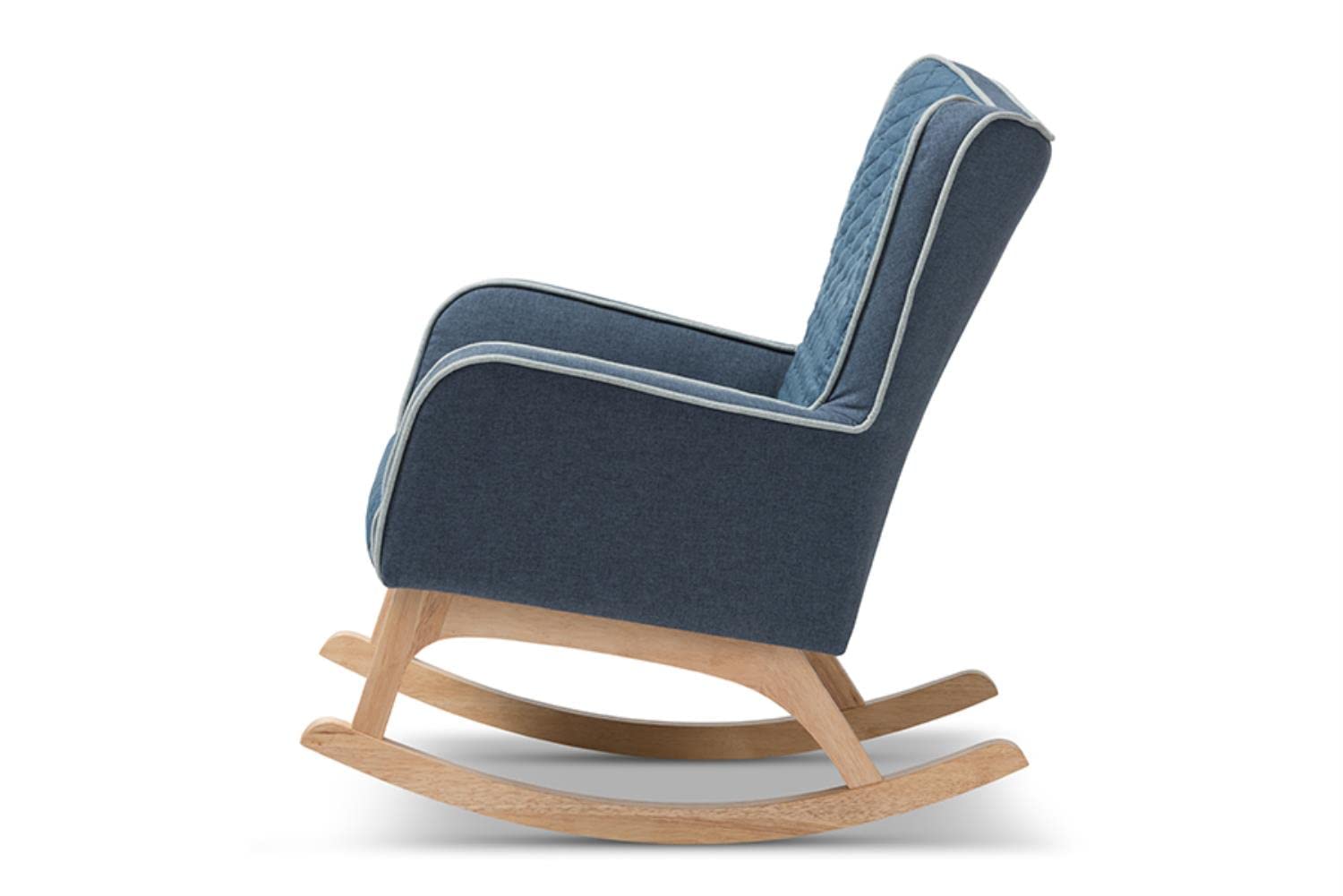 Baxton Studio Zoelle Rocking Chair - Thumbnail 2