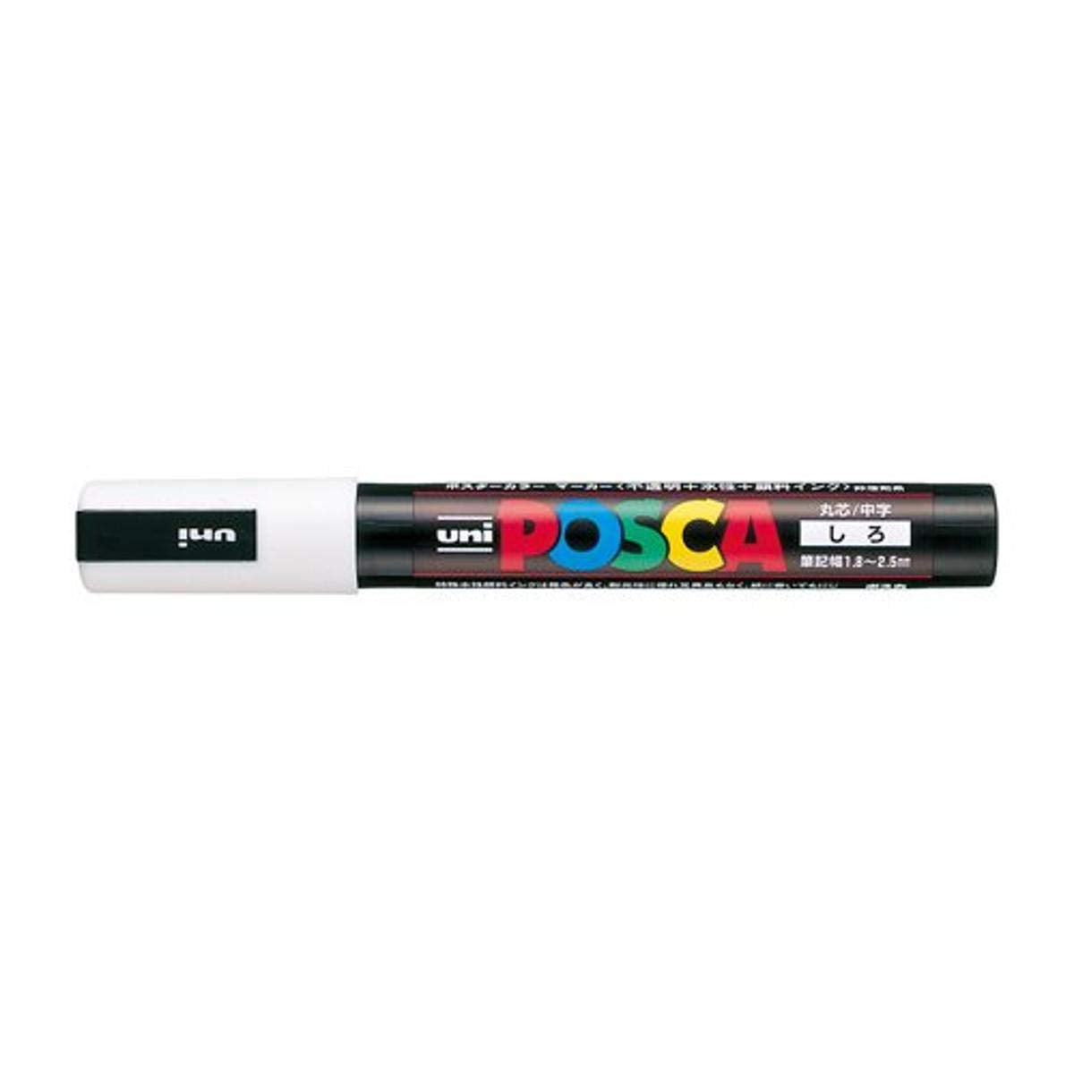 Uni Posca Medium Marker, White (Pc5M.1)
