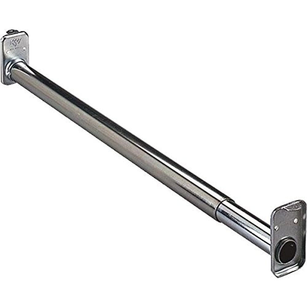 KNAPE & VOGT MFG CO Zinc Adjustable Closet Rod, 18/30