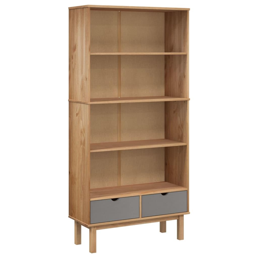 vidaXL Bookcase Storage Bookshelf Display Rack - Thumbnail 2