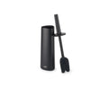 Joseph Joseph Flex 360, Advanced Smart Toilet Brush and Storage Holder Set with Anti-drip, Anti-Clog, Triple-Action Replaceable 