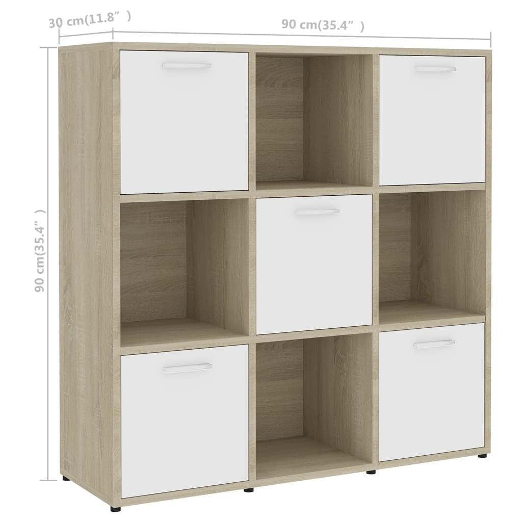 vidaXL Book Cabinet - Thumbnail 5