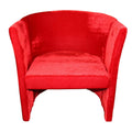 HomeRoots Wood, Polyurethane Foam: 97%, Polyester Fabric: 3% 25' Luxurious Wood and Red Microfiber Folding Chair