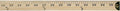 Westcott 10425 Wooden Yardstick With Brass Ends And Hang Holes, Clear Lacquer Finish