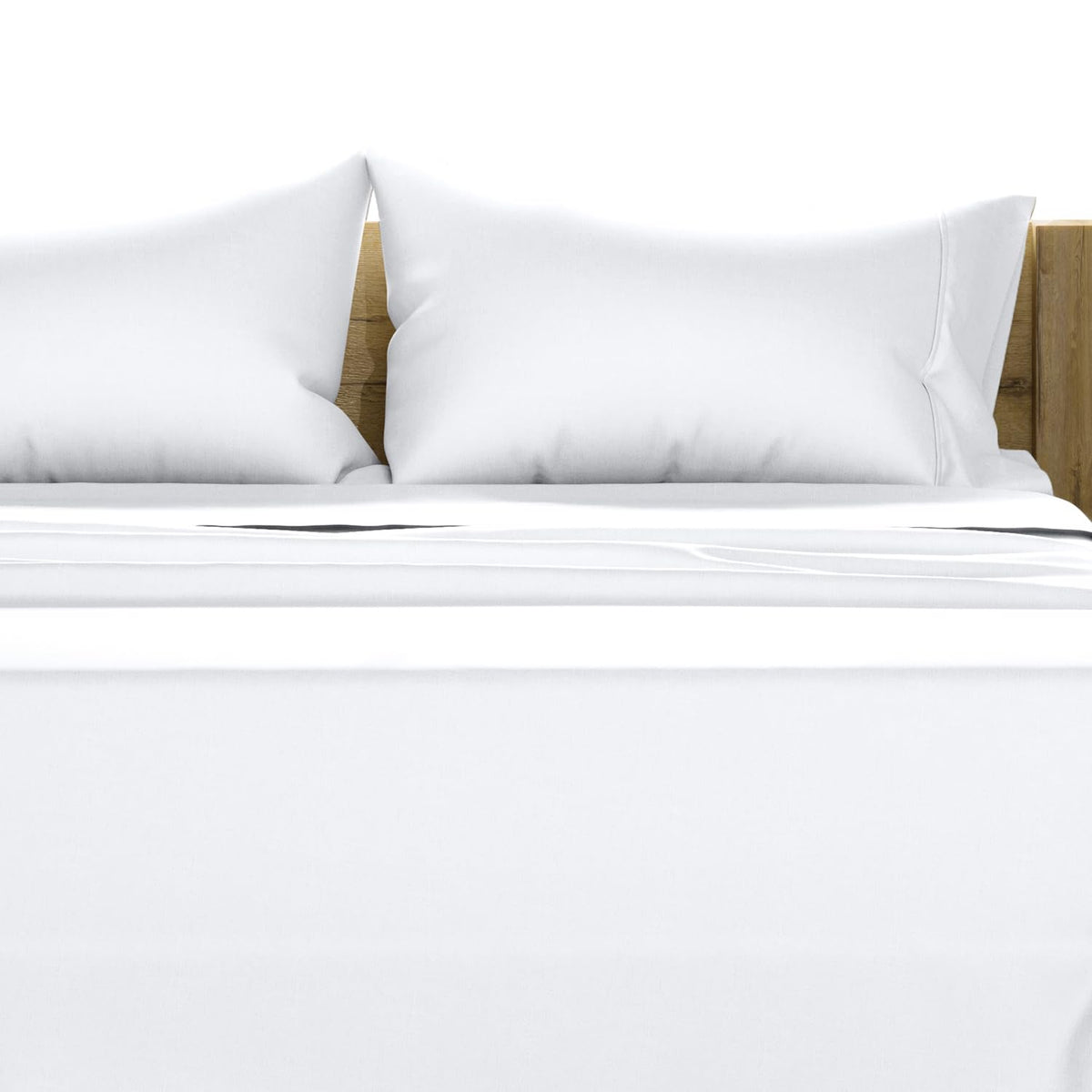 Texas Linen Co. 100% Egyptian Cotton Sheets Queen Size - 1500 Thread Count 4 Pc Queen Sheet Set Egyptian Cotton, Sateen Weave Lu