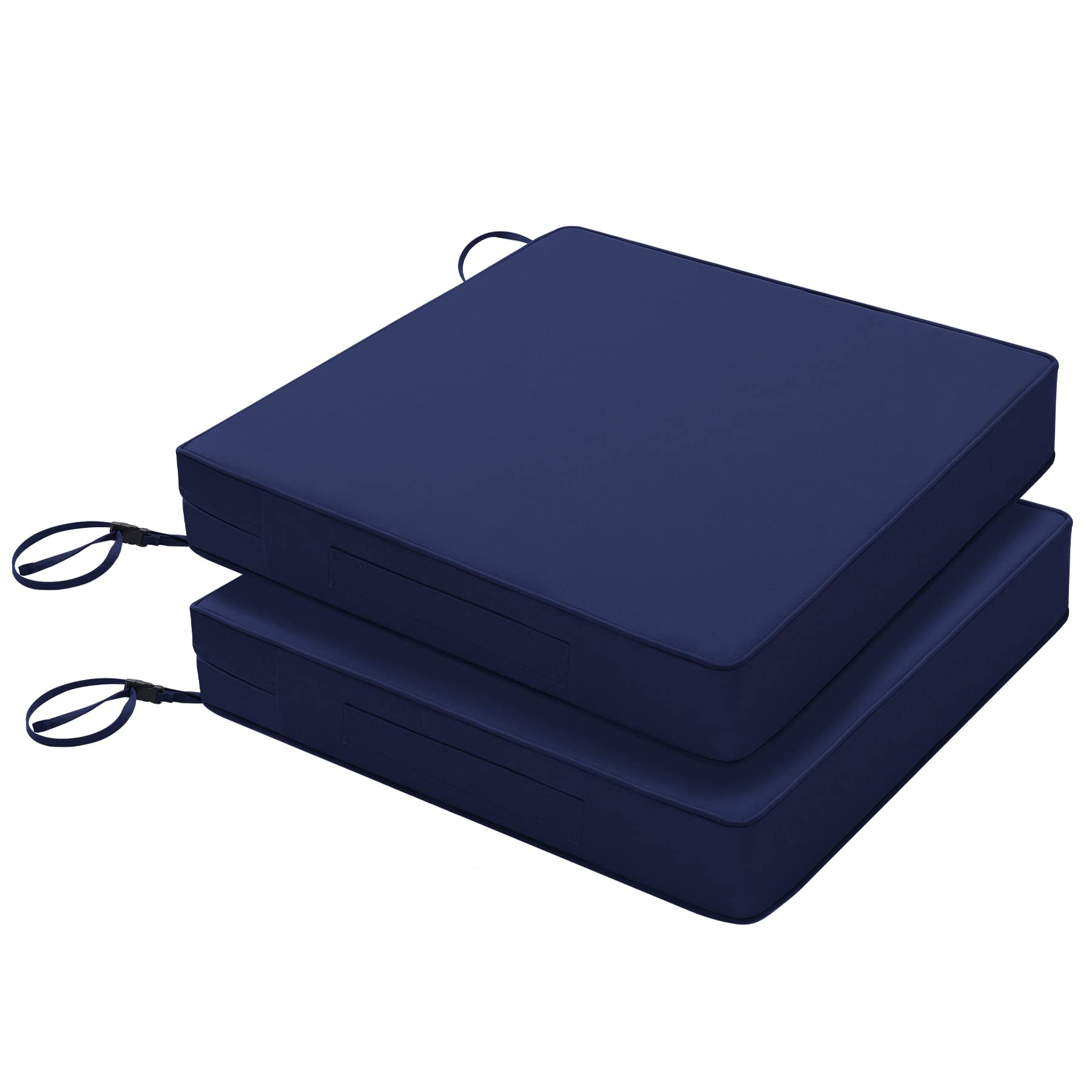 Favoyard Patio Chair Cushion 16 X 17 Inch Waterproof Outdoor Seat Cushions For Patio Furniture 3-Year Color Fastness Garden Sofa