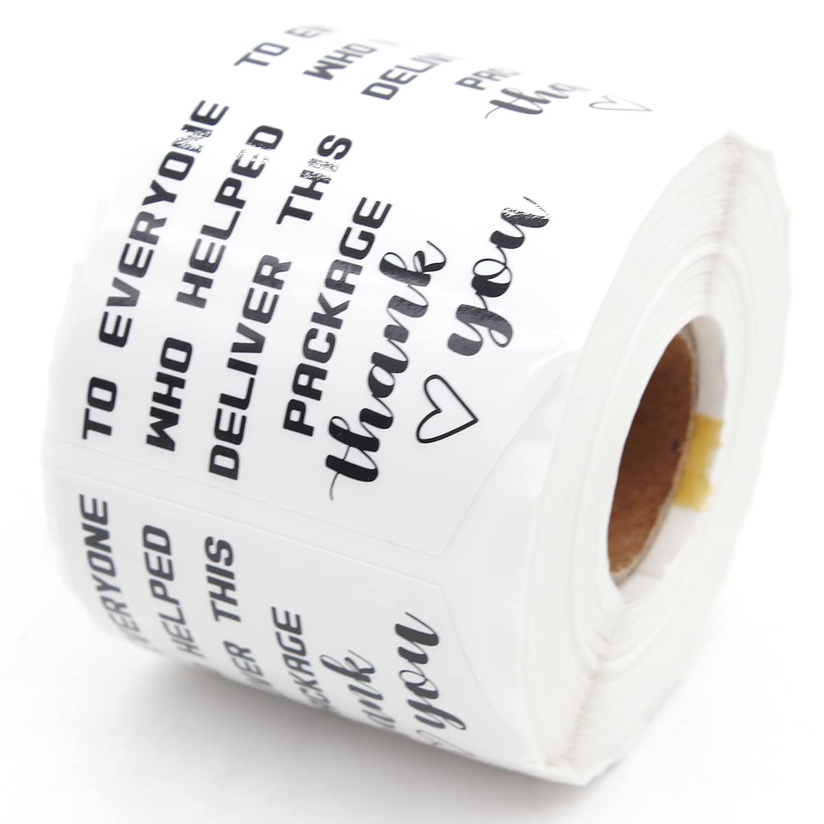 Muminglong 1.5 Inch Thank You Sticker, 500 Pcs, Delivery & Mail Sticker For Packaging, Appreciation Sticker For Small Businesses