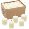 Amusaer Votive Candles in Bulk, 72 Packs Unscented Ivory Wax Candles for Wedding, Party & Home (8 Hour), 1.5 Dx1.25 H