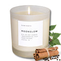 Slow North Moonglow Candle - Essential Oils and Pure Soy Wax Candle in a Reusable Frosted Glass Jar - A Unique and Mindful Scent