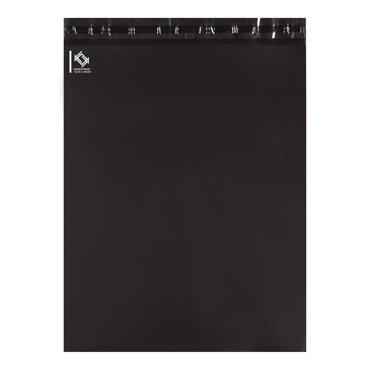 Kkbestpack Poly Mailer Envelopes Shipping Bags Self Adhesive Waterproof Bags (Black), 12X15.5 500Pc