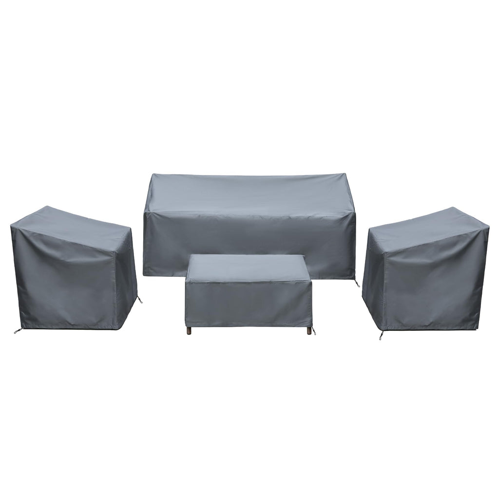 Baner Garden Patio Furniture Covers,Outdoor Furniture Cover Waterproof,Patio Furniture Set Covers For 4 Piece Outdoor Conversation Set,Patio Covers Set-Xx-Large (Grey)