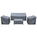 Baner Garden Patio Furniture Covers,Outdoor Furniture Cover Waterproof,Patio Furniture Set Covers For 4 Piece Outdoor Conversation Set,Patio Covers Set-Xx-Large (Grey)
