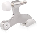 Homotek 48 Pack Hinge Pin Satin Nickel Door Stopper,Adjustable Deluxe Heavy Duty Door Stopper 2-1/2'X1-3/4,With White Rubber Bu