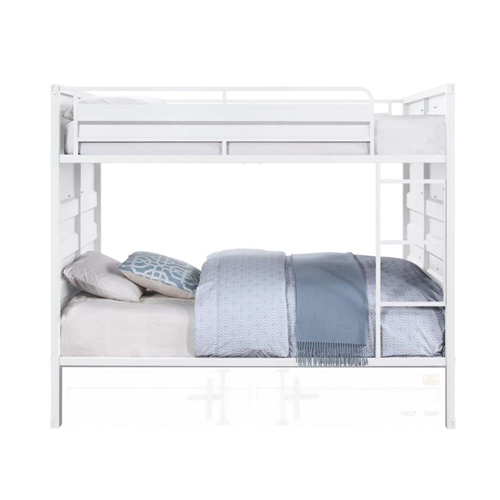 Acme Cargo Full Over Full Bunk Bed In White