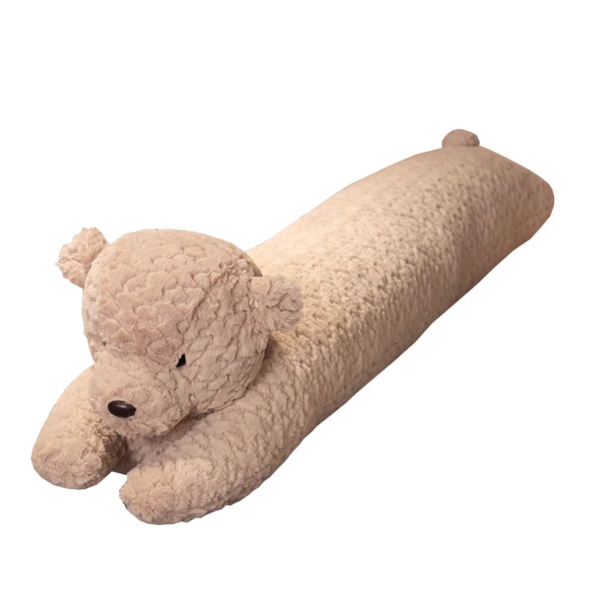 Feezush Bear Plush Pillow - Bear Stuffed Animal - 35 Inch Bear Long Plush Pillow - Birthday Christmas Valentines Day Gift For Ki