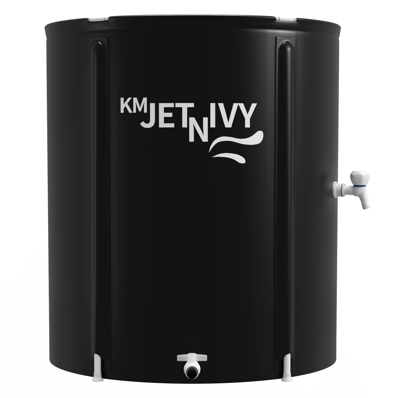 Kmjetnivy Rain Barrel 50G Anti-Collapse Collapsible Rainwater Collection System,Portable Water Storage Tank,Garden Water Catcher