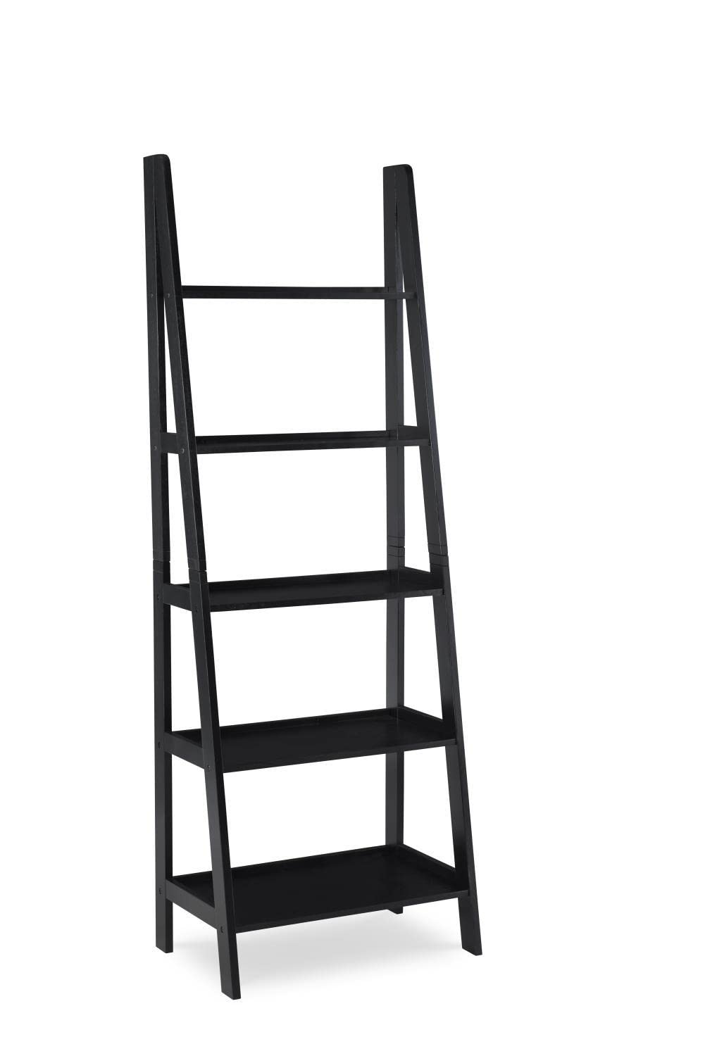 Acadia Ladder Bookshelf, Black