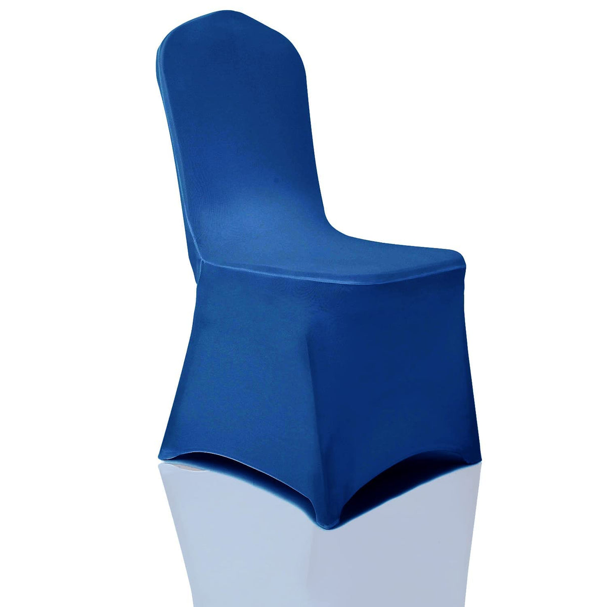 Bricia 6 Pcs Classic Blue Stretch Spandex Chair Slipcovers, Dining Room Chair Covers Stretch Chair Slipcovers Protector For Wedd