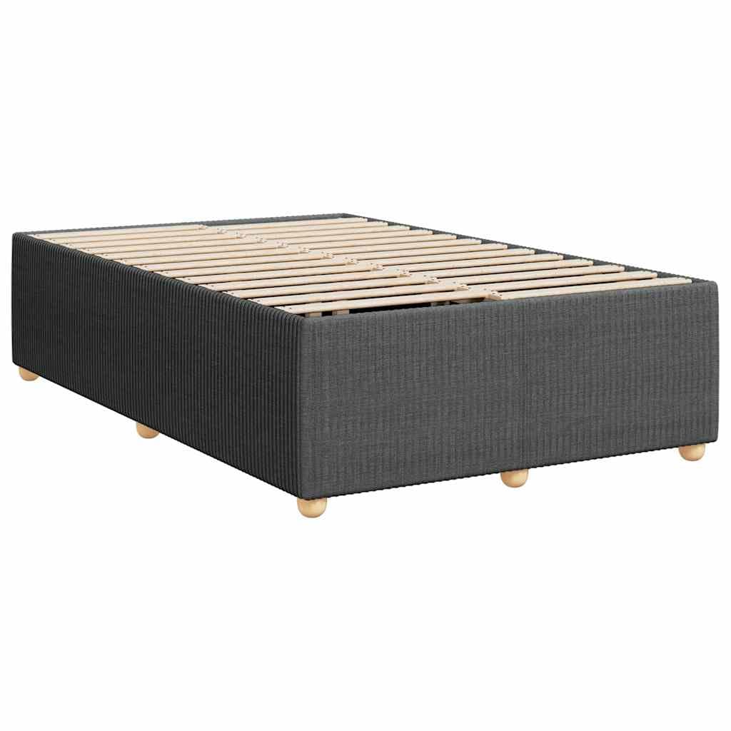 vidaXL Full Dark Gray upholstered Bed Frame - Modern Bedroom Essentials - Sturdy Design - Mattress Base