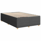 vidaXL Full Dark Gray upholstered Bed Frame - Modern Bedroom Essentials - Sturdy Design - Mattress Base