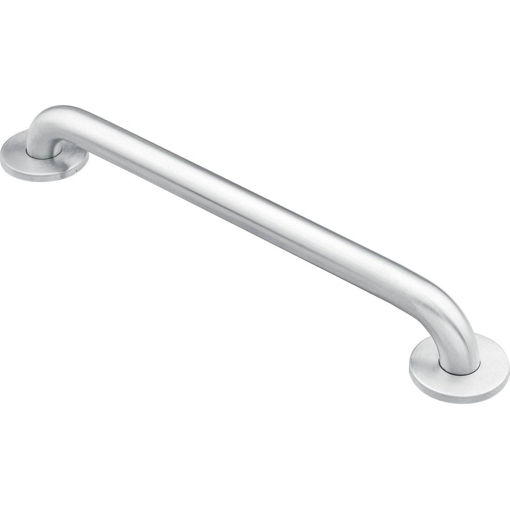 Moen DN8712 Bathroom Safety 12-Inch Stainless Steel Bathroom Grab Bar, Stainless