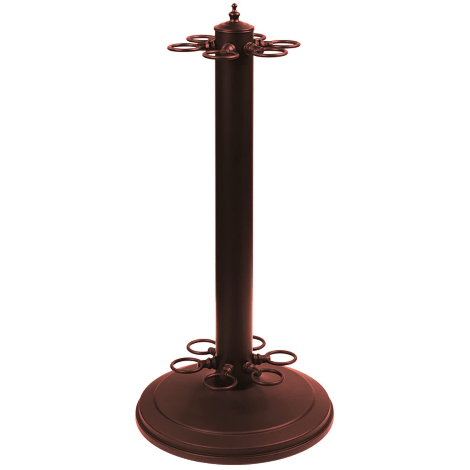 24H POOL CUE HOLDER-CHESTNUT