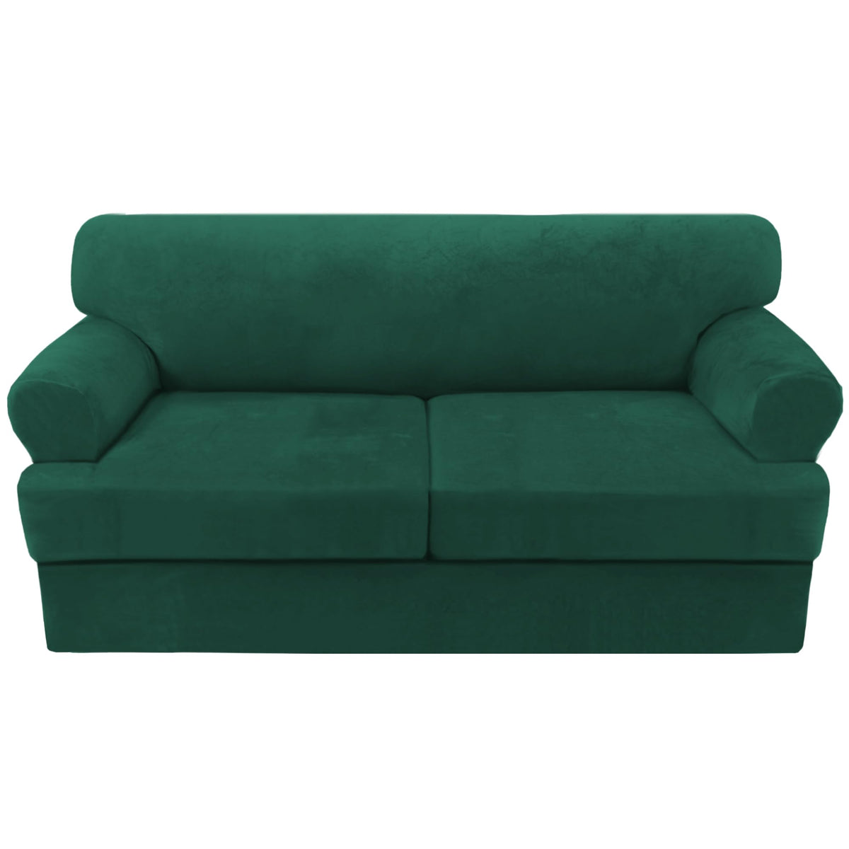 H.Versailtex Sofa Cover 3 Piece T Cushion Loveseat Slipcovers Thick Velvet Couch Cover For Christmas Stretch T Cushion Sofa Cove