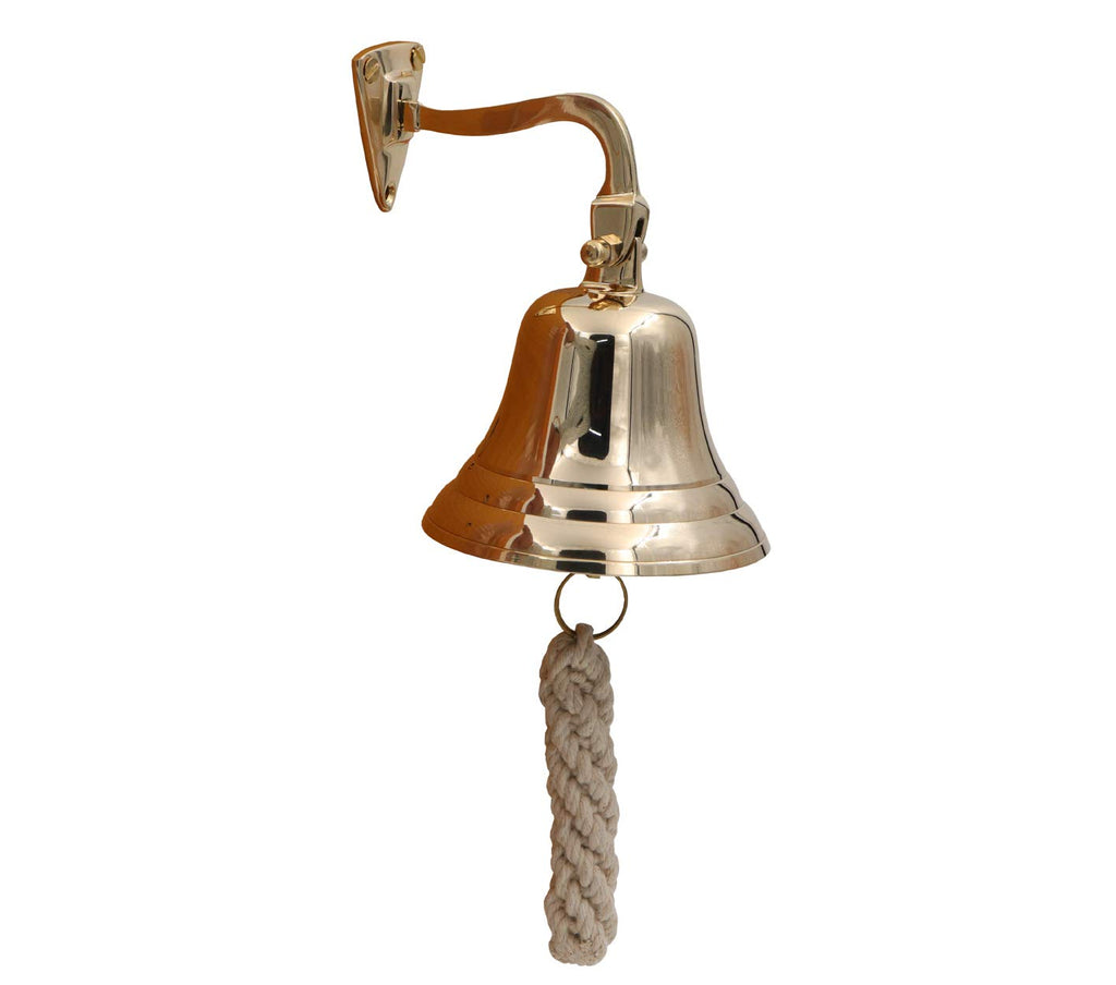 Thdc Solid Brass Ship Last Orders Pub Door School Dinner Reception Home Decor Wall Mountable Bell (5'')