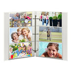 3-Ring Photo Album 300 Pockets Hold 4X6 Photos, White