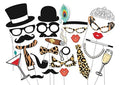 UsaSales [USA-Sales] Wedding New Year Great Gatsby Party Photo Booth Props, Attached to The Stick, Seller