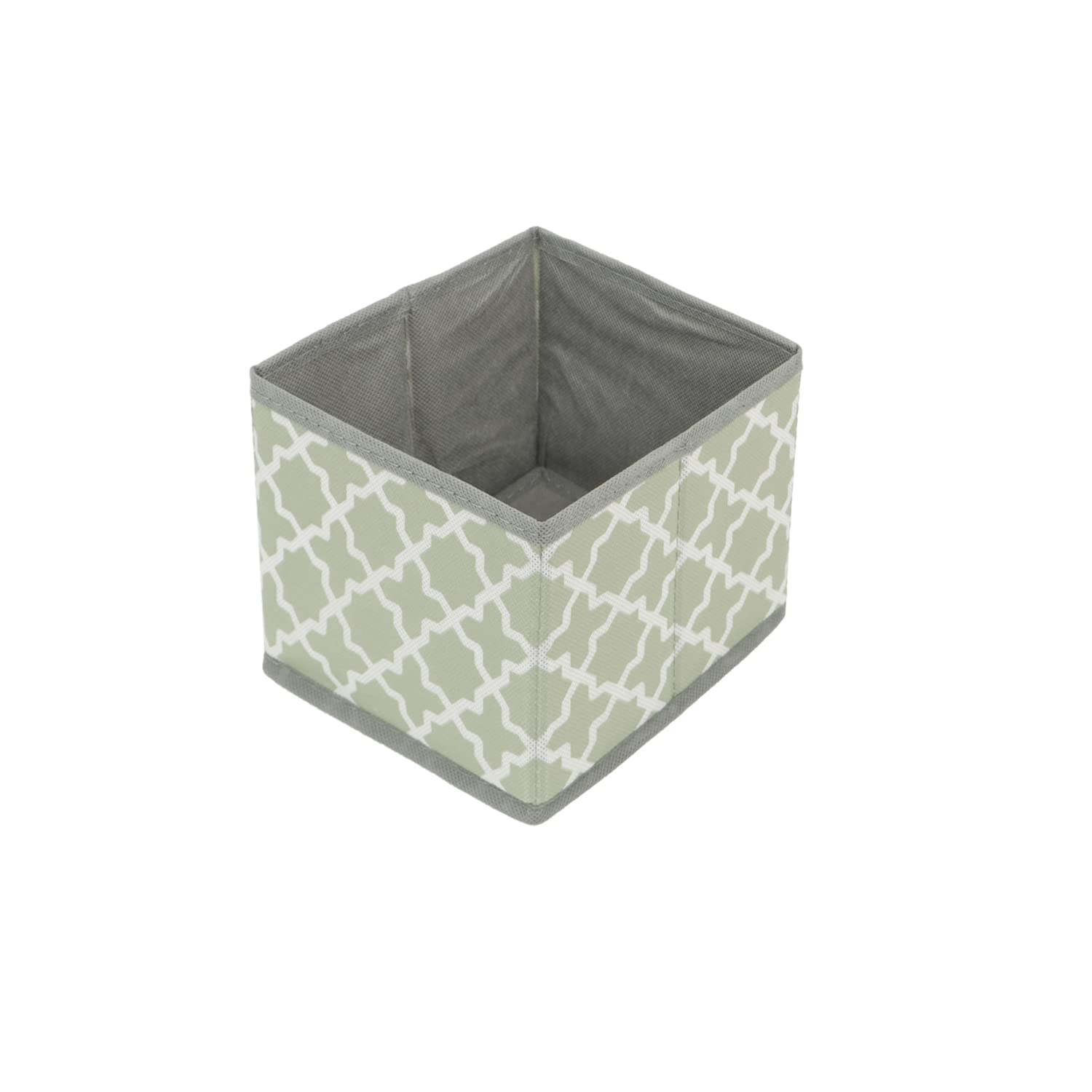Hokipo NonWoven Polypropylene Wardrobe Organizer Foldable Cloth Storage Bin Square Baskets For Cupboard Closet, Pack Of 1 (Ar3
