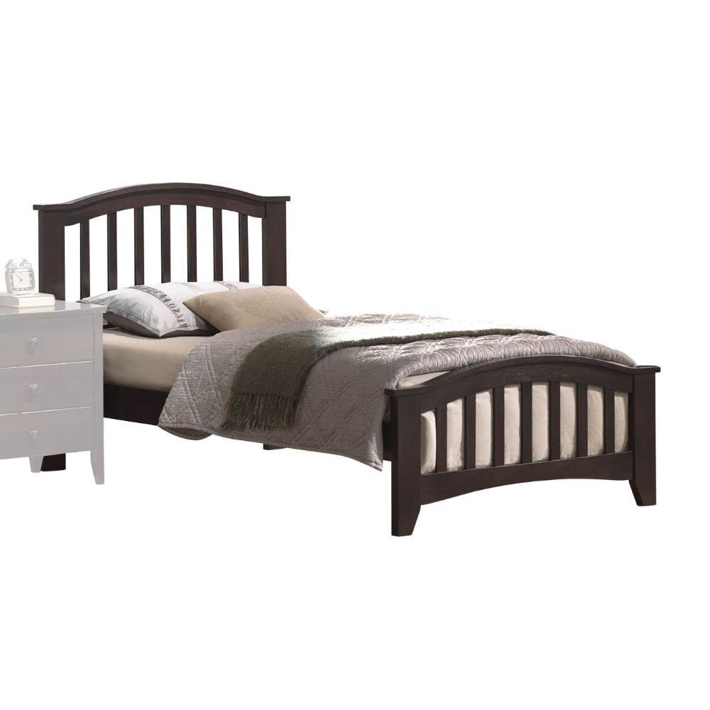 Acme San Marino Twin Bed in Dark Walnut