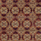 HomeRoots 510021 10 x 13 ft. Red & Gold Oriental Power Loom Stain Resistant Rectangle Area Rug