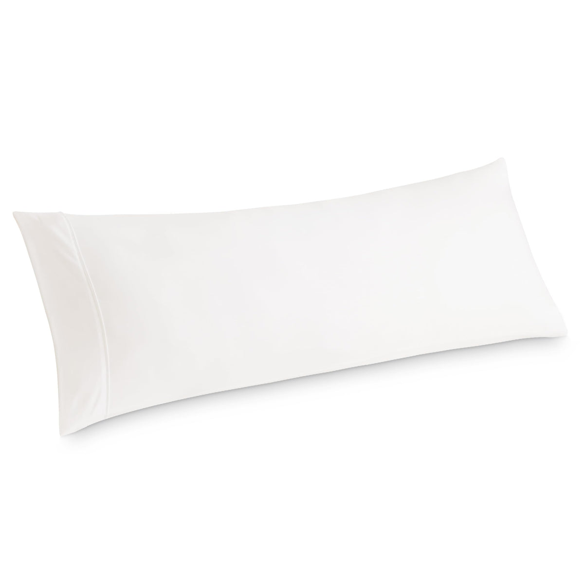 Bedsure Body Pillow Case Cover - Ivory Polyester Microfiber Long Pillow Cases, Ultra Soft And Cozy Body Pillowcase With Envelope