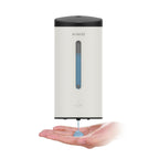 AIKE AK1205 Wall Mounted Commercial Automatic Liquid Soap Dispenser Off White Large Capacity 24oz/700ml