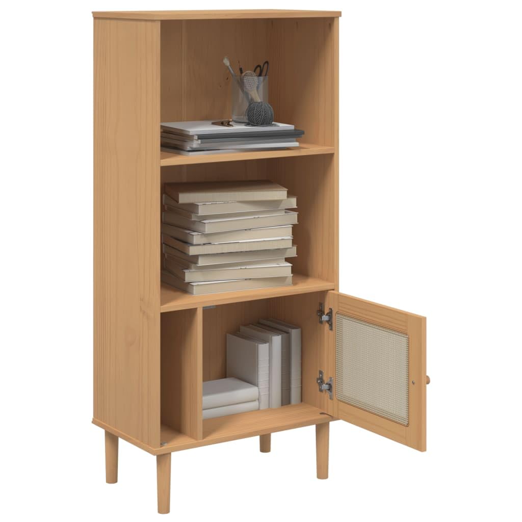 vidaXL SENJA Solid Pine Wood Bookcase - Thumbnail 5