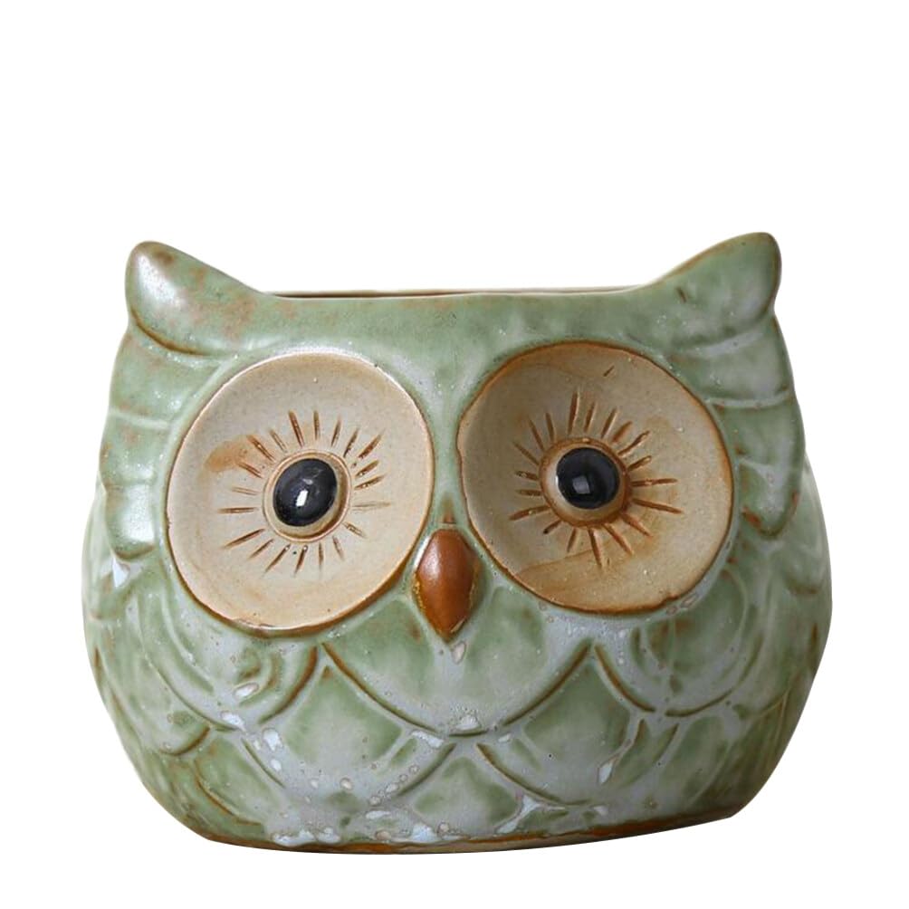 Veemoon Ceramic Flower Vase Ceramic Flower Pots Cactus Planter Owl Planter Pots And Jarrones Decorativos Ceramics Plants Pots Sm