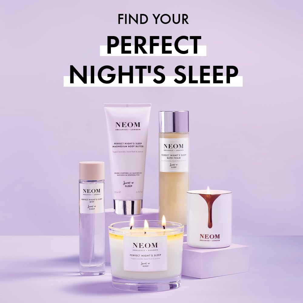 'Neom- Perfect Night'S Sleep Scented Candle, Travel Size | Lavender & Jasmine | Essential Oil Aromatherapy Candle | Scent To Sle