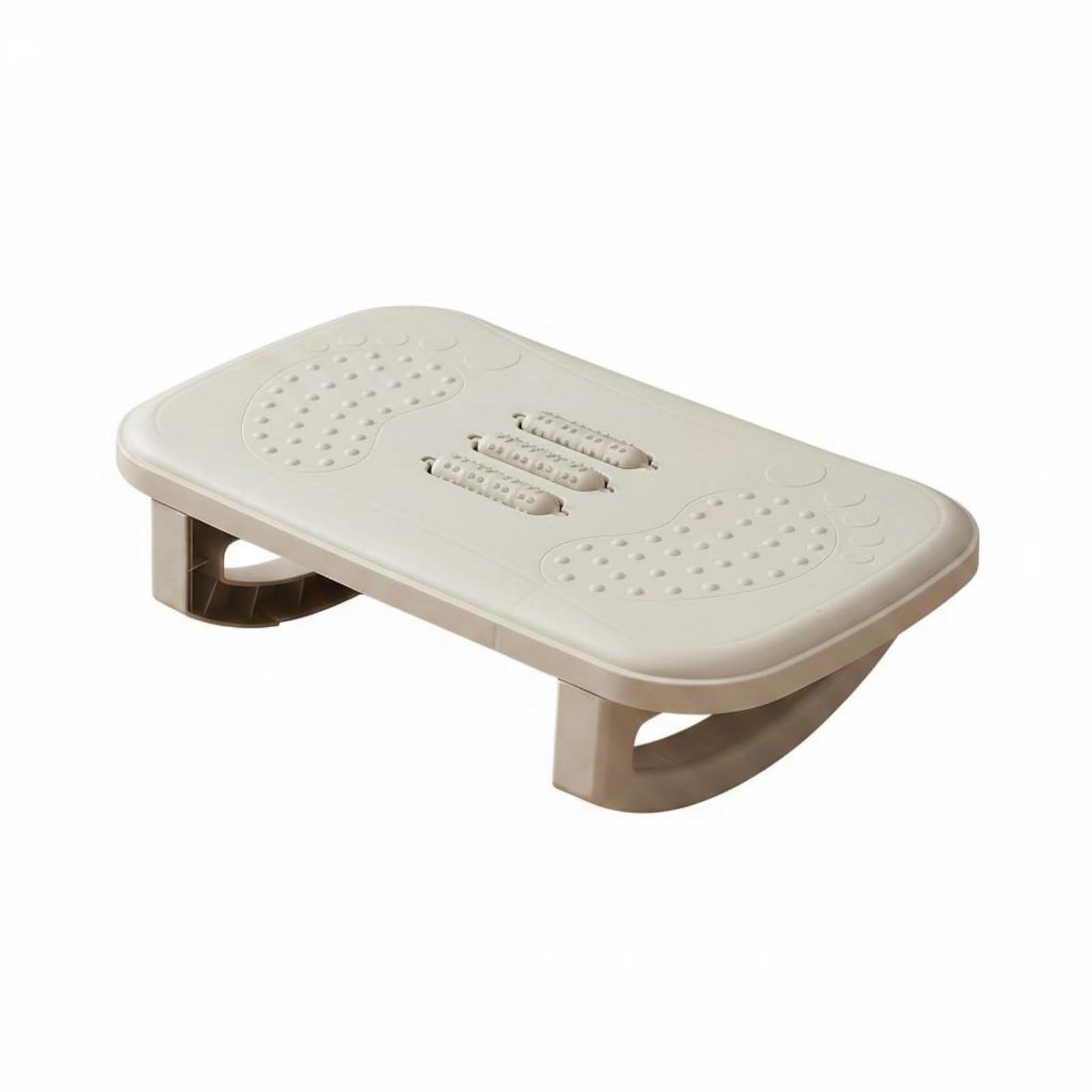 Heavenglow Office Foot Stool AntiSlip Desk Footrest Easy To Clean Under Desk Footrest For Students, Khaki White|Musical Instrum