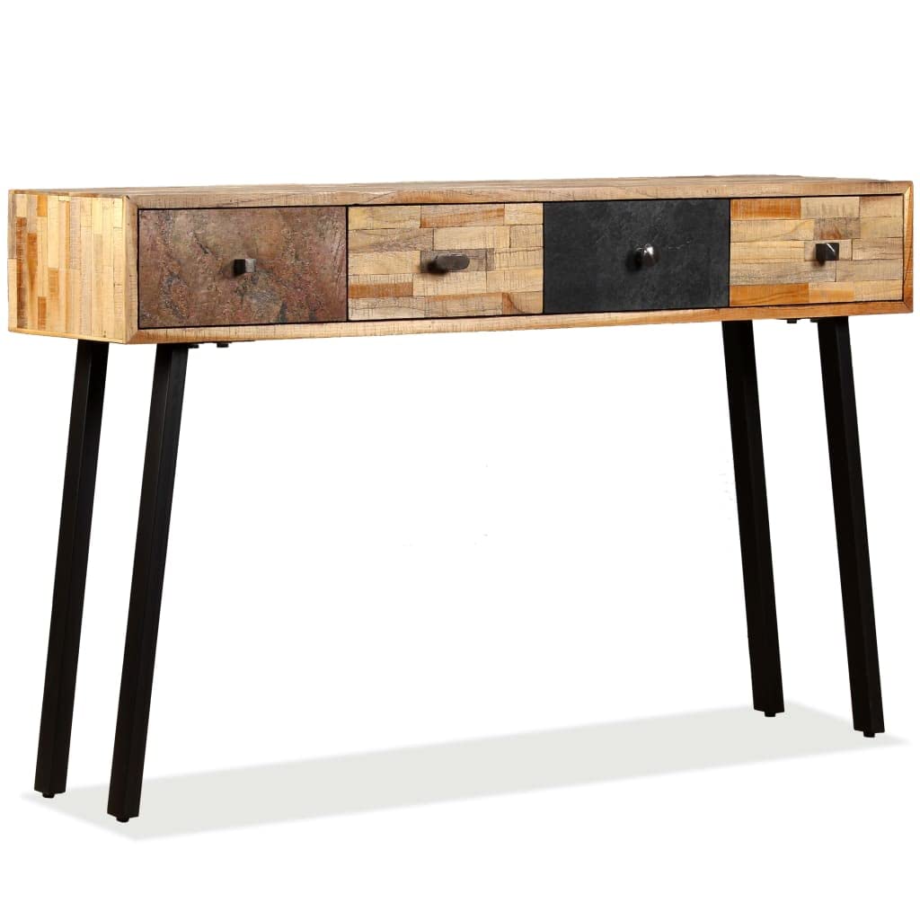 vidaXL Vintage Style Console Table with Drawers - Thumbnail 2
