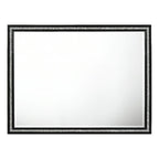 Acme Haiden Rectangular Wood Frame Dresser Mirror In Weathered Black