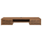 Modway Merit 60&Quot; Modern Wood Wall-Mount Design Office Desk In Walnut